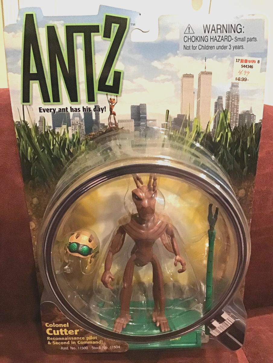 1998 New MOC Playmates Antz Colonel Cutter Action Figure | eBay