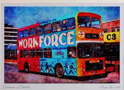 581088 Cardiff 347 Anzeigen Lokale Arbeitsagentur A3 Aquarelldruck