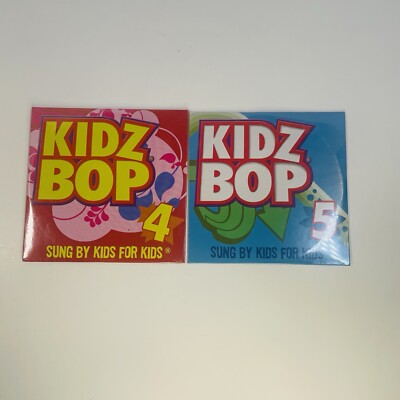 2 Unopened Sealed Kidz Bop CDs McDonalds Happy Meal 4 And 5 New In Package 2009