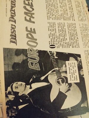 Sk133 Ephemera 1958 Bild Lonnie Donegan 