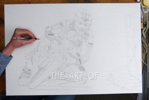 Joey Dunlop 2000 Honda RS125 Isle of Man TT Ölgemälde Fine Art Print - Bild 2 von 12