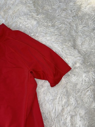 Lands End Kids Boys Sz. 8 Classic Red Rashguard. Great Top - Picture 2 of 7