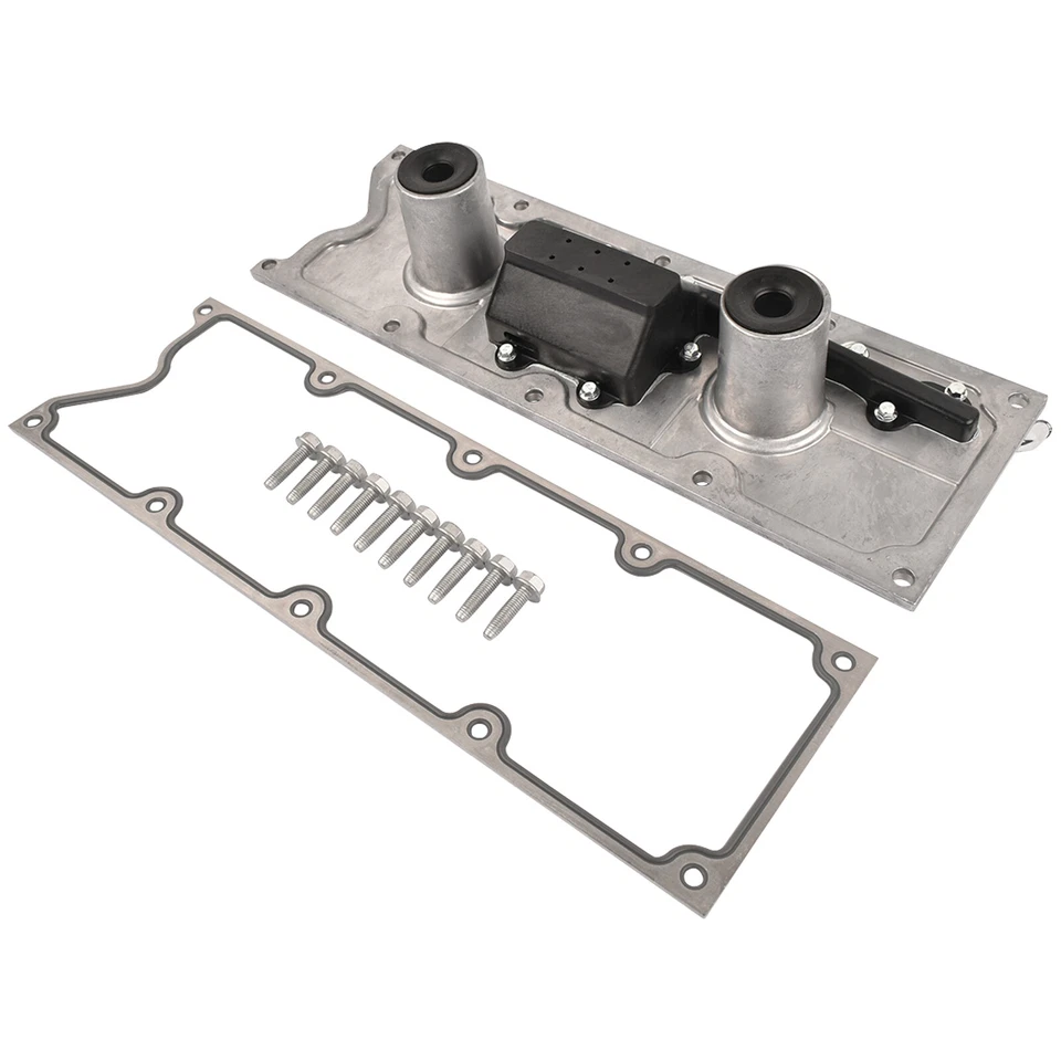 Cubierta de aluminio del motor Valley con junta para Cadillac Pontiac Chevrolet 12568011 Foto 4 de 4