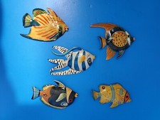 Set of 5 Hawaiian Tropical Fish Fridge Magnets