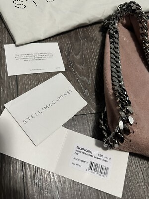 Stella McCartney Eco Mix Galvanic 3-Chain Shimmer Falabella Tote