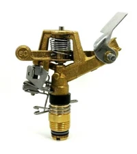 1 NEW VYRSA #50 1/2" BRASS IMPACT SPRINKLER -REPLACE RAIN BIRD 25 GREAT QUALITY!