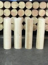 *4 PACK* 3"x12" Curly, Tiger Hard Maple Wood Dowel *Kiln Dried* Turning Wood