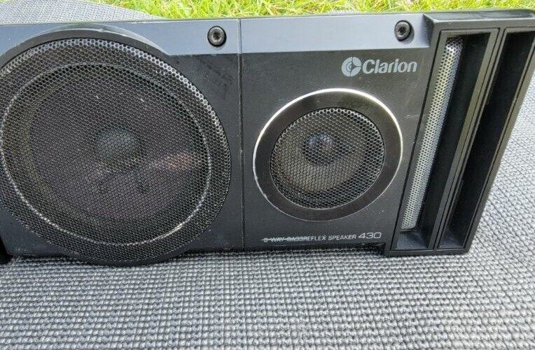 Clarion SE-430 3 Way Car Speakers Vintage Tested And Working *Rare