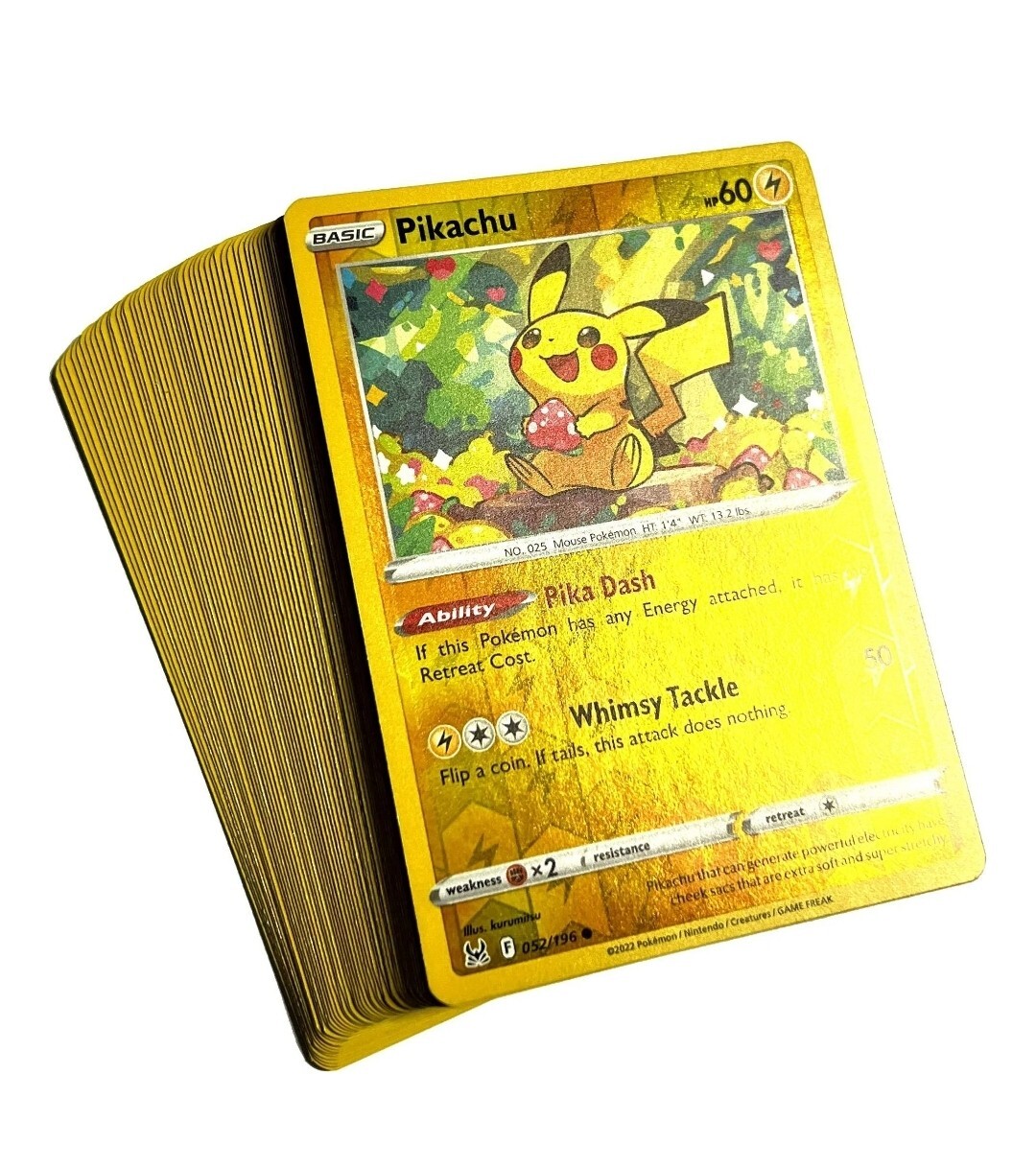 Pokemon Mixed Card Lot 50 REVERSE HOLO Cards Only - All REVERSE Holo NM ...