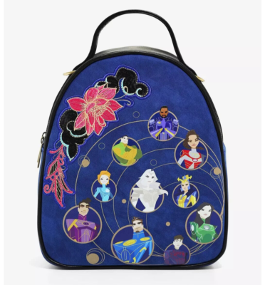 Bioworld Marvel Eternals Cast Convertible Floral Mini Backpack One Strap Blue NWT Bioworld Marvel Eternals Convertible Floral Mini  main image 2
