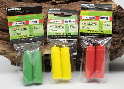 Spro Baltic Elastic Fine Medium Strong Köderband 3 Größe Baitband Köderfisch