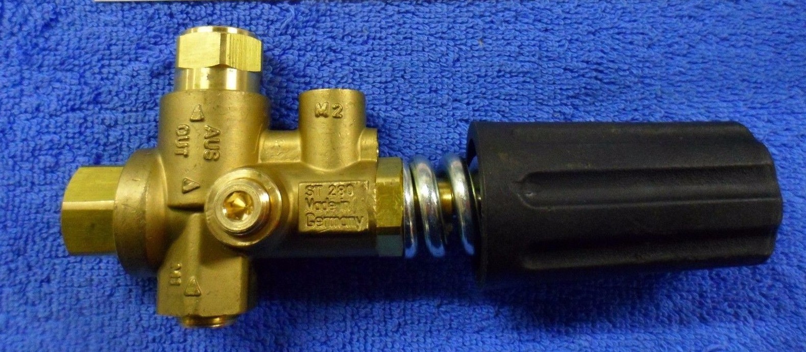 PRESSURE WASHER BYPASS VALVE UNLOADER SUTTNER ST280 250 BAR 30 LTRS MIN
