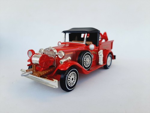 1/43 o scale matchbox (actual 1/40) YFE12 1930 Ford A battalion chief fire truck - Picture 6 of 10