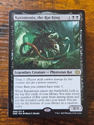 Custom Commander Deck ~ Rats & Poison Counters ~ Karumonix, the