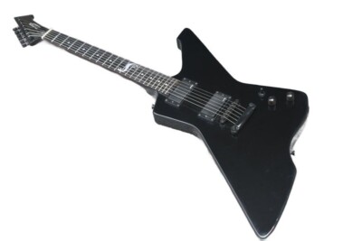 James Hetfield Snakebyte Electric Guitar Snake Inlay   black with active pickup