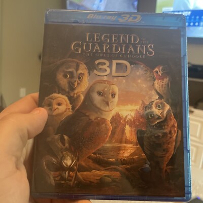 Legend of the Guardians-Owls of Ga'hoole (2-Disc Blu-ray 3D / Blu-ray, 2010) New