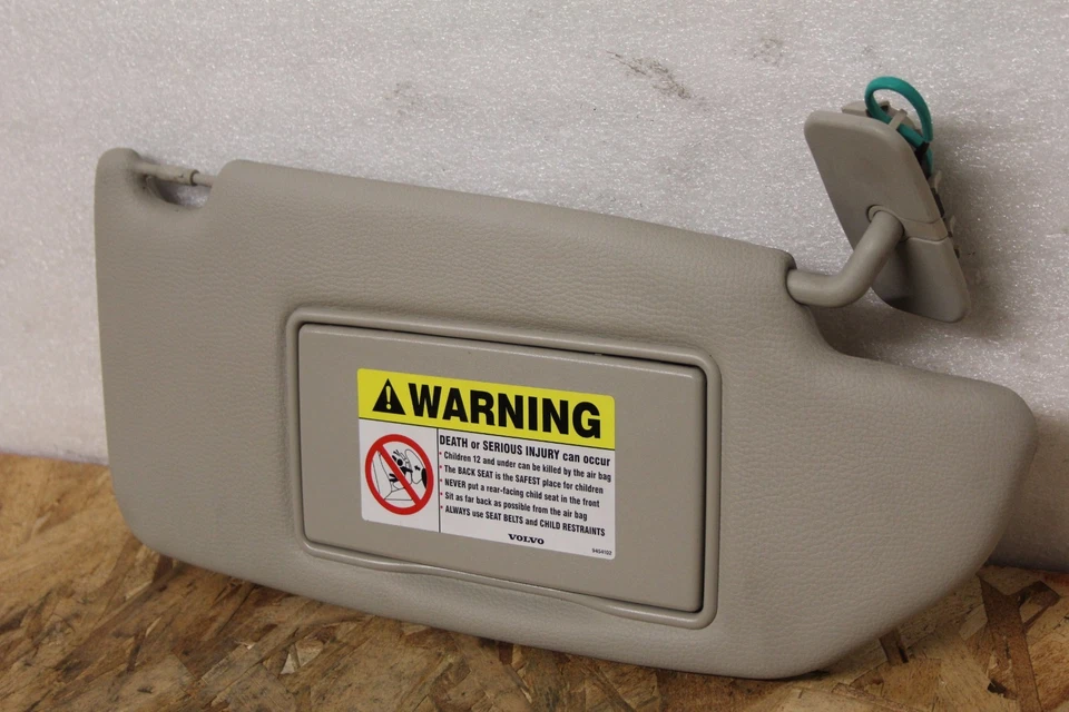 Conjunto de parasol V11196 2001-2007 Volvo V70 XC70 01-04 S60 pasajero derecho OEM Foto 3 de 4