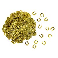 Hufeisen Konfetti Gold Streudeko Silvester Tischdeko Neujahr Geburtstag Deko