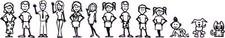 Build A Stick Family Complete With Pets