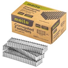 meite Corrugated Fasteners 25 Gauge 1-Inch Crown Micro Corrugated Fasteners
