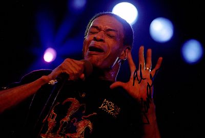 Al Jarreau (+) Autogramm signiert ca. 20 x 30 cm Foto Sänger Take Five Grammys