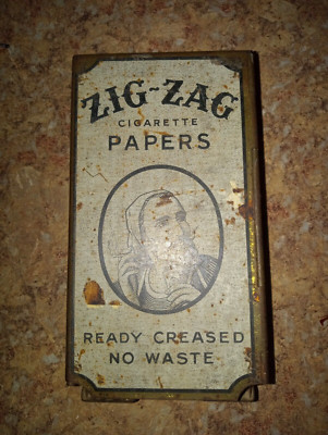 ビンテージ ZIGZAG ペーパーホルダー Zig Zag Cigarette Paper Wall Dispenser 1930s Vintage Advertising