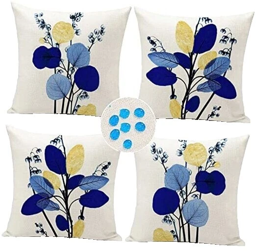 Abstract 100% Linen Pillow Covers