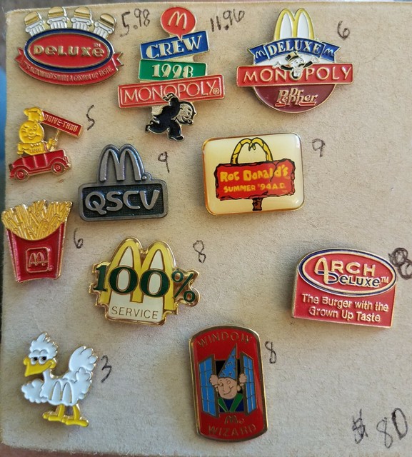 McDonald's Lapel Pins eBay