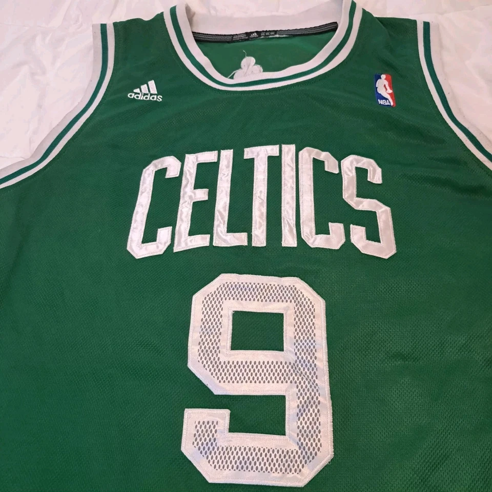 ADIDAS Rajon Rondo 9 NBA 绿色波士顿凯尔特人队缝制球衣尺寸 XXL 长度 +2 — 第 4/4 张图片