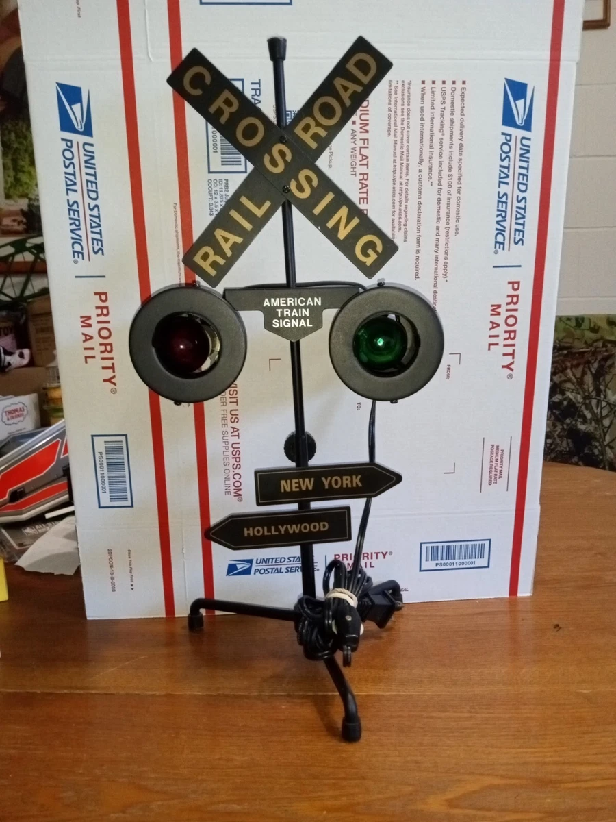 Railroad crossing hotsell signal toy