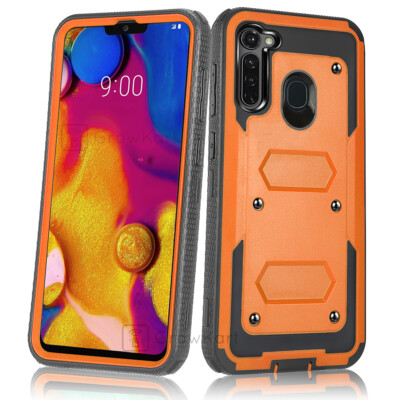 REFINED ARMOR RUGGED SHOCKPROOF Tough Phone Case Cover BUILT-IN SCREEN PROTECTOR