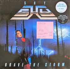 Shy Brave The Storm Vinyl Record LP VG/VG PL70605 1985