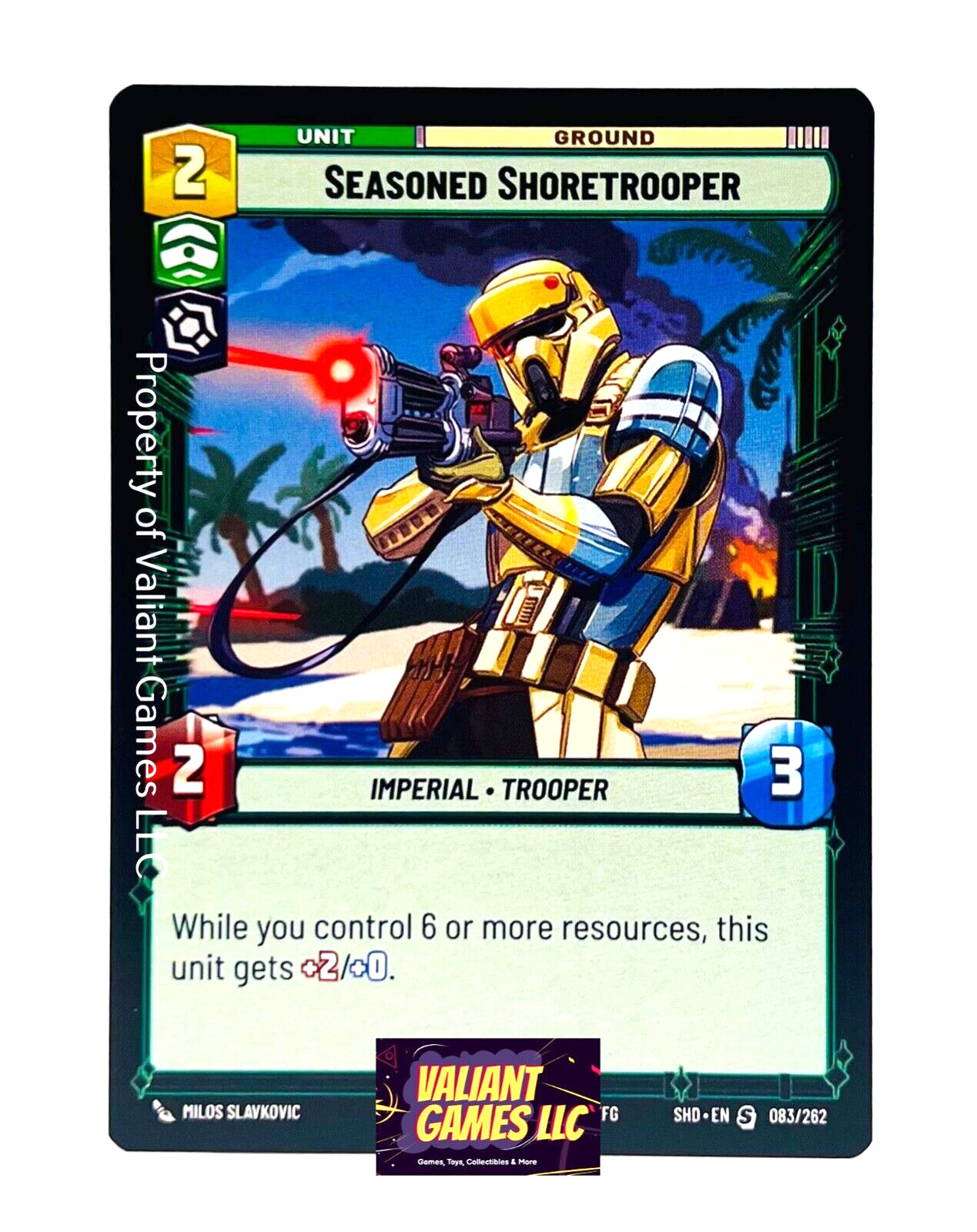 Star Wars Unlimited Seasoned Shoretrooper #83 Shadows of the Galaxy