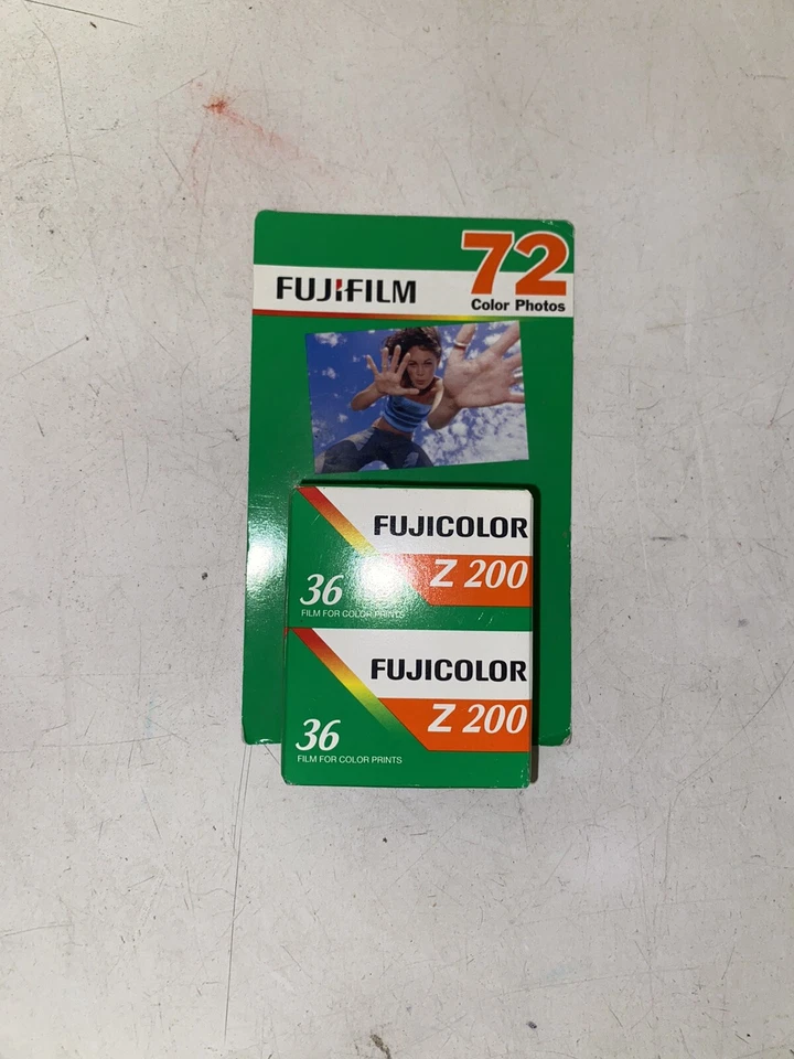 2X Fujicolor Z200 Farbfilm C41 ISO 200 72 Aufnahmen Fujifilm Analog Neu - Photo 1/2