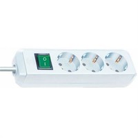 Brennenstuhl Eco-Line 3-Fach Steckdosenleiste Schalter 5M Weiß # 1152920
