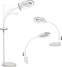 Lightview Pro Magnifying LED Desk Lamp with Light, Hobbies & Reading, Flexibilit
