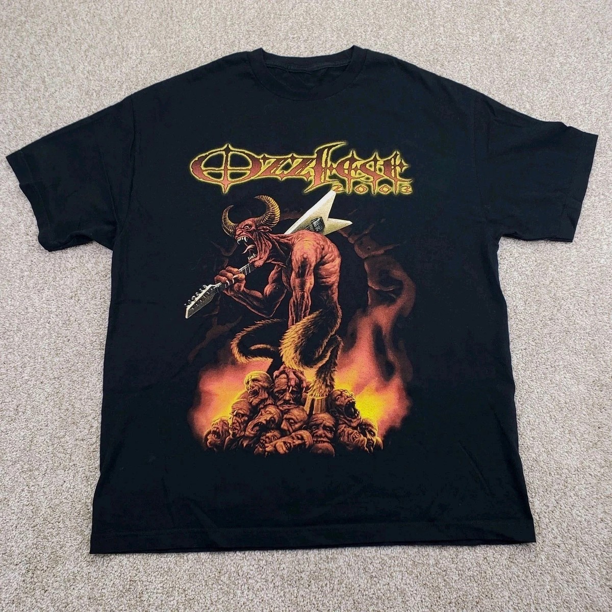 2003 Ozzfest Concert Tour T Shirt Ozzy Osbourne Korn Marilyn