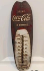 ✨VINTAGE✨ 30" ADVERTISING COKE COCA COLA LARGE TIN WALL THERMOMETER