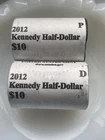 2012 Kennedy Half Dollar 2 Rolls  Philadelphia & Denver Mint Wrapped NIFC BU