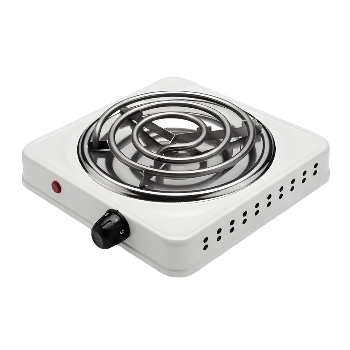 Placa calefactora 21 cm Avizar 1000W en fonte durable et acier brossé