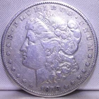 1878 P Morgan Silver Dollar 7 Tail Feathers