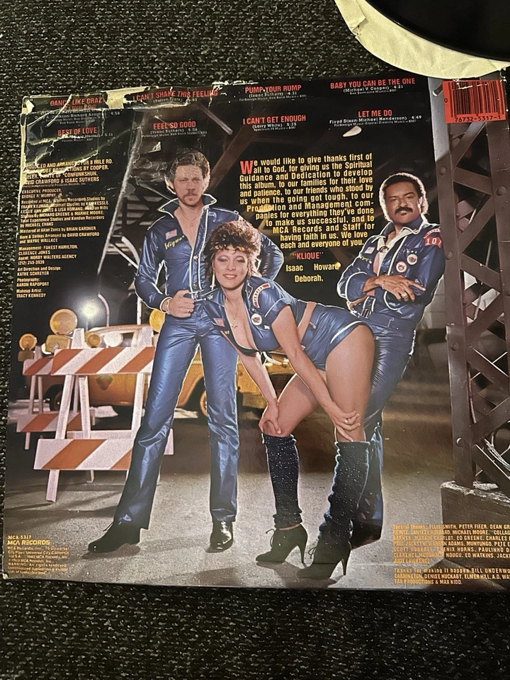 Klique – Let’s Wear It Out! LP 1982 MCA-5317 Funk Disco VG Vinyl - Image 2 of 4
