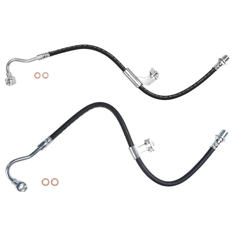 Manguera hidráulica de freno delantero izquierdo derecho Sunsong 2 piezas para Chevrolet C20 1979-1986 Foto 2 de 4