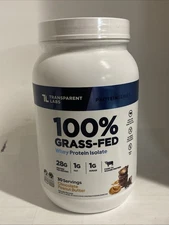 Transparent Labs 100% Grass Fed Whey Protein Isolate 30svgs Chocolate PB 8/27