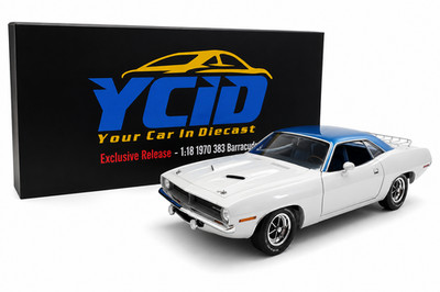 ACME YCID 1/18 1970 Cuda, St. Louis Blues Edition Diecast Muscle Car