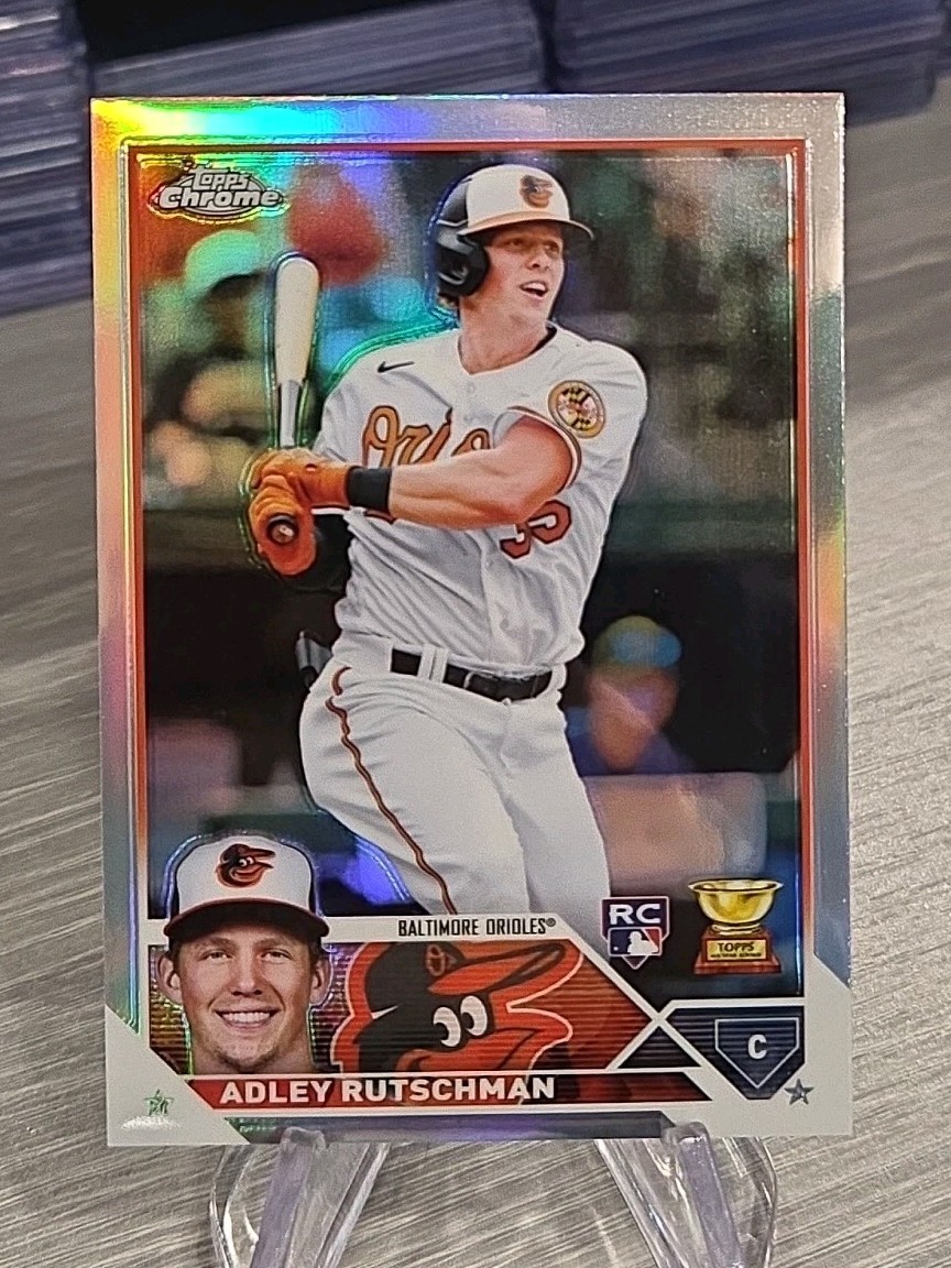 Adley Rutschman 2023 Topps Chrome Refractor Rookie #1 Baltimore Orioles RC