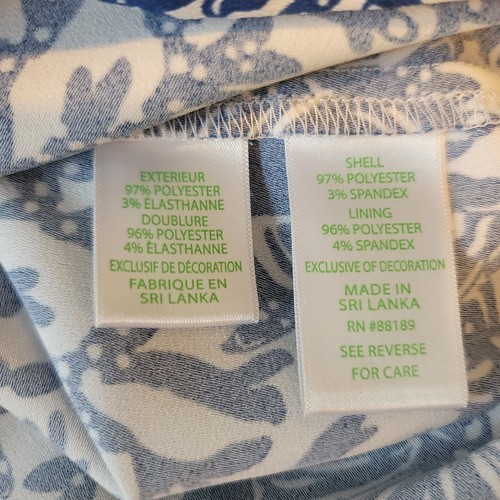 Lilly Pulitzer Kleid Skort Damen 6 Hummer Ärmellos Sommer Freizeit Preppy - Bild 12 von 15
