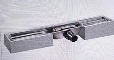 Camargue Duschablaufrinne Badezimmerzubeh&ouml;r 90 cm Edelstahl modern design funkti