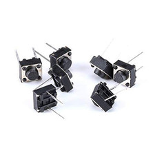 100Pcs 6X6X5 Mm Miniature Micro Momentary Tactile Tact Touch Push Button