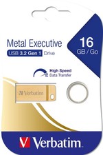 Image of Verbatim Metal Executive USB 3.0 Drive - 16 GB, USB Stick, Water and Dustproof,